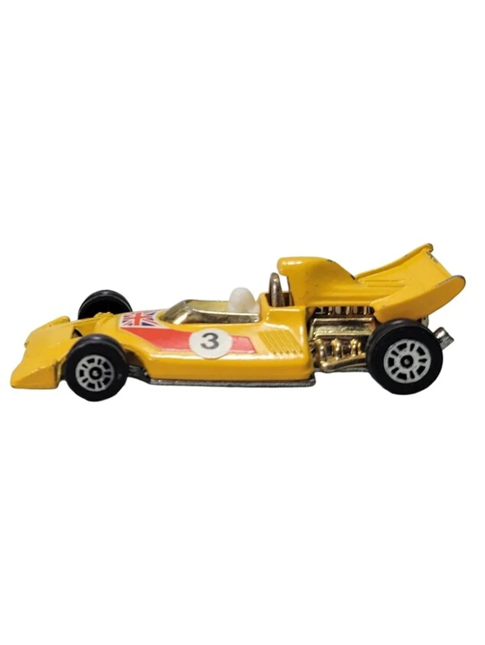 Vintage Corgi Juniors Formula 1 Racer #3 Yellow 1973 Made in Great Britain